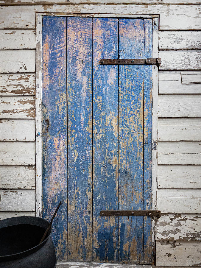 Haint Blue Door, Edisto Island, South Carolina Photograph by Dawna Moore Photography