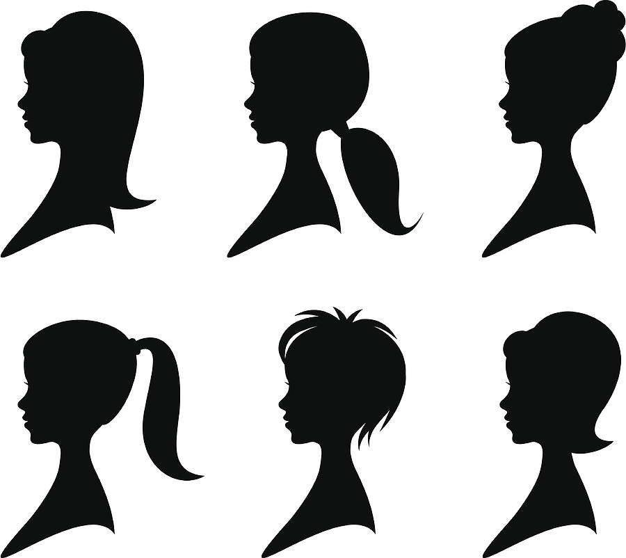 Hairstyles Drawing by Linearcurves