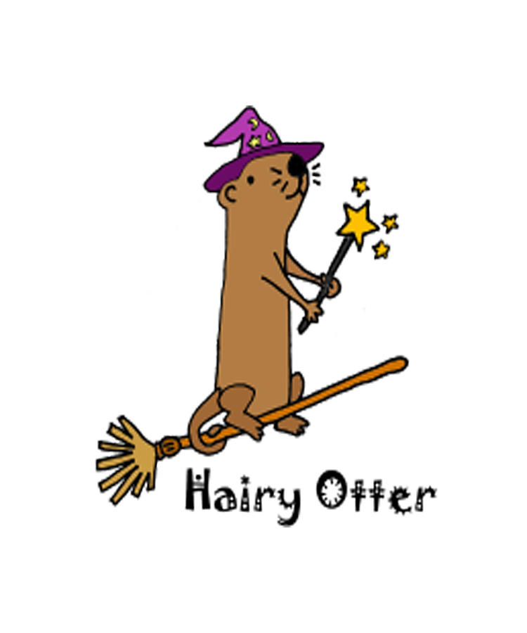 Hairy Otter Digital Art by Tinh Tran Le Thanh - Fine Art America