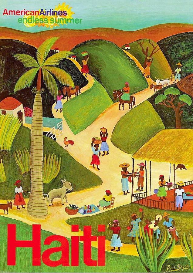 Haiti Drawing by Vintage Fine Art America