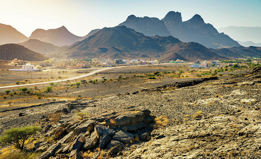 Hajar Mountains in Oman Photograph by Alexey Stiop