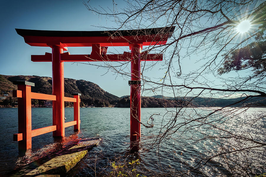 Hakone Torii 1 Photograph by Bill Chizek