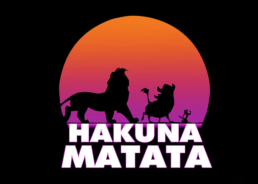 Hakuna Matata Drawing by Benjamin Dupont | Fine Art America