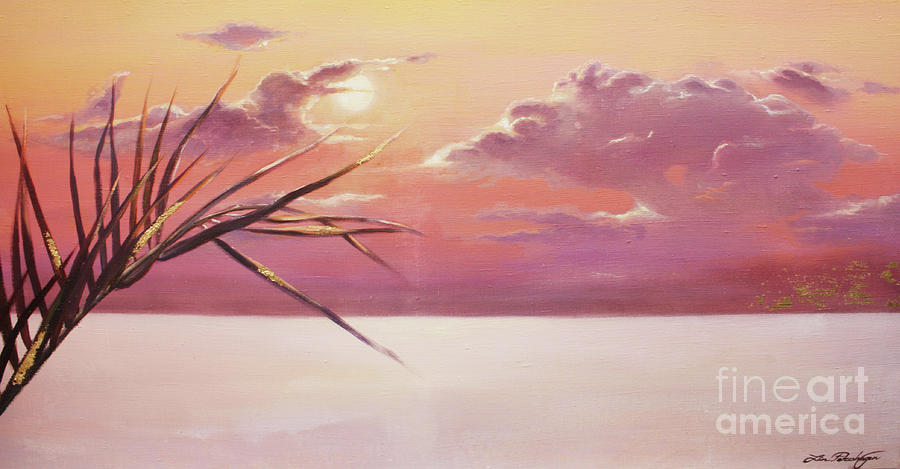 Halcyon Horizon Painting by Lin Petershagen