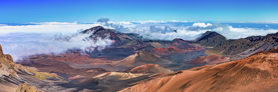 Haleakala Panorama Photograph by John Haldane
