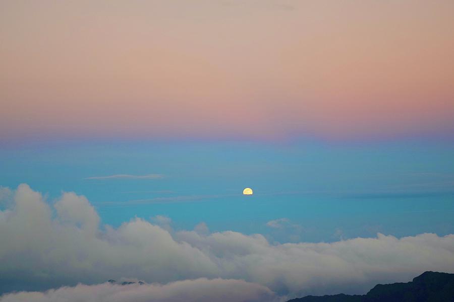 Beautiful Sunset at Haleakala Summit, Maui Photograph by Bnte Creations