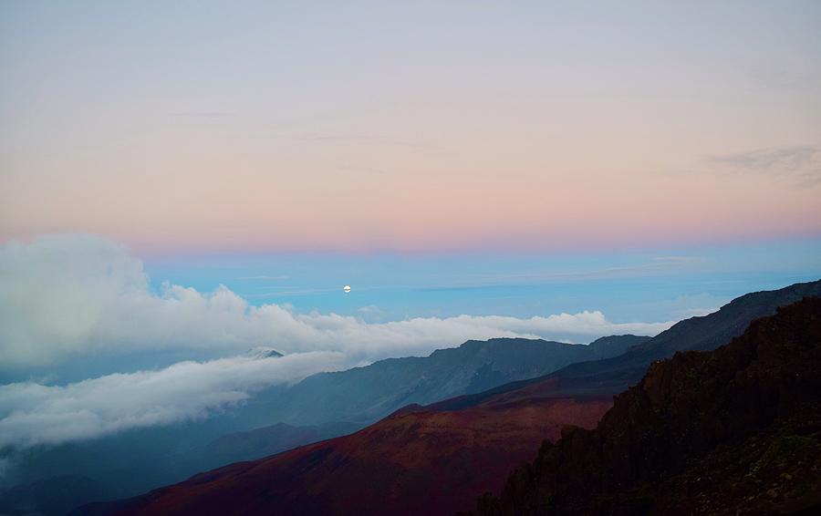 Masmurizing Sunset at Haleakala Summit,Maui,Hawaii Photograph by Bnte Creations