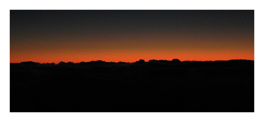 Haleakala Sunrise, with White Border PLEASE READ DESCRIPTION BELOW Photograph by Mark Norman