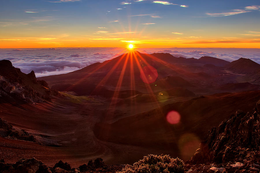 Haleakala Volcano - House of the Sun - The Rising Image 2 or 2 ...