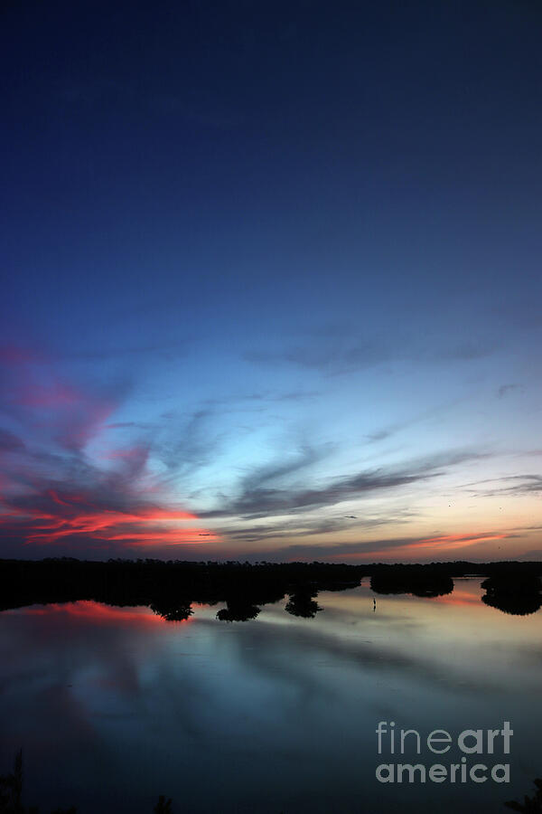 Half A Sunrise Over The Mangroves Photograph by Brenda Harle - Fine Art ...