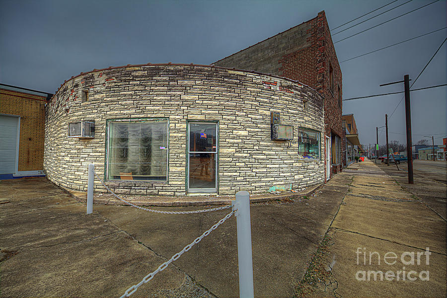 Half Circle Building  Photograph by Larry Braun