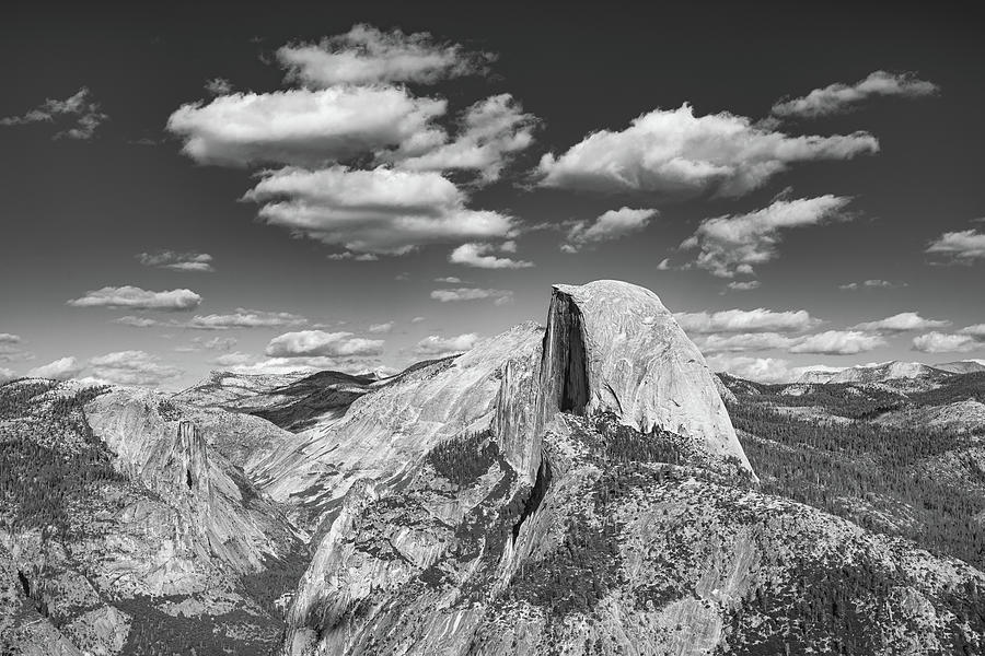 Half Dome and High Clouds Photograph by Alexander Kunz