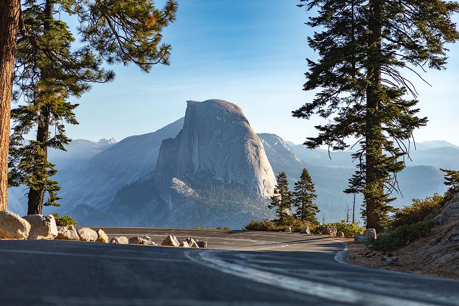 Half Dome from the Road Photograph by John Scott - Fine Art America