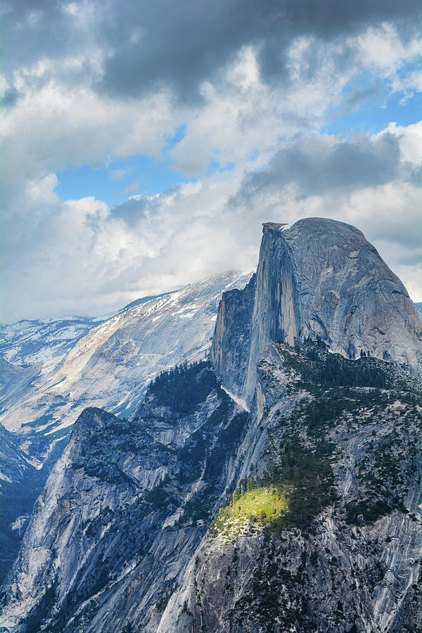 Yosemite National Park Photograph - Half Dome Glacier Point Portrait by Kyle Hanson