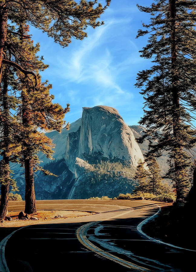 Yosemite National Park Photograph - Half Dome In Frame by Joseph S Giacalone