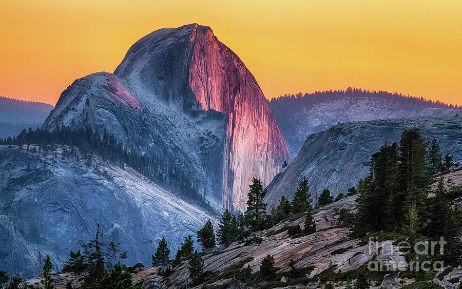 Half Dome Sunset Photograph by Anthony Michael Bonafede