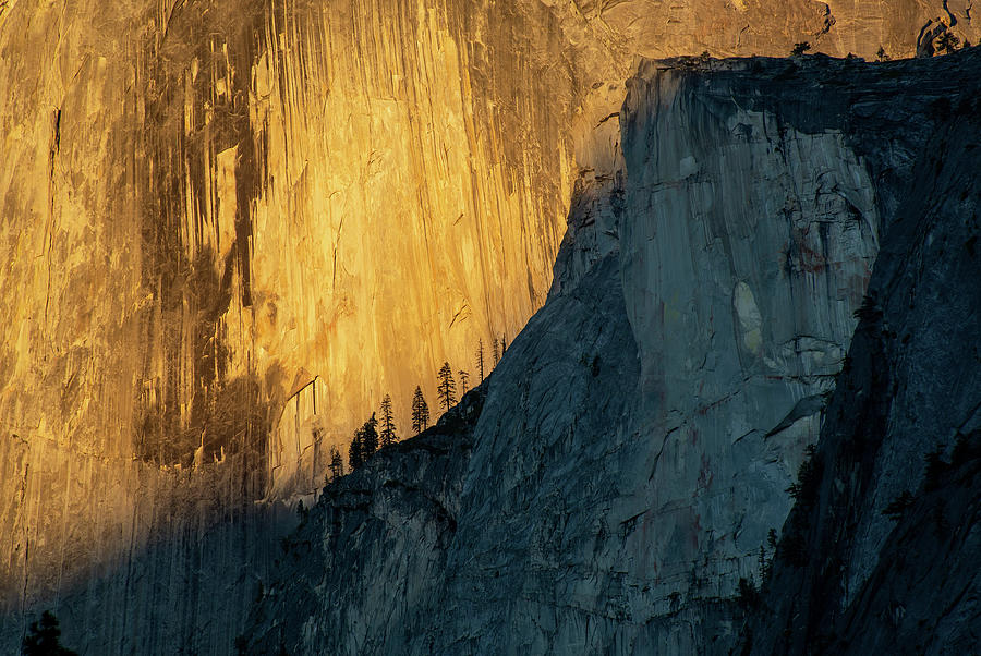 Half Dome Sunset Closeup Photograph by Bruce Gourley