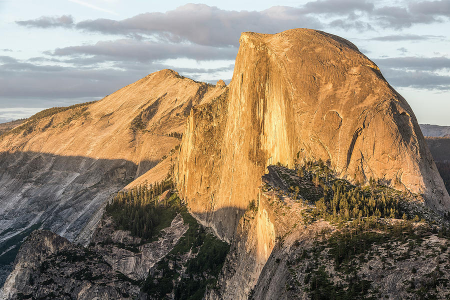Half Dome Sunset Photograph by Mark Peavy