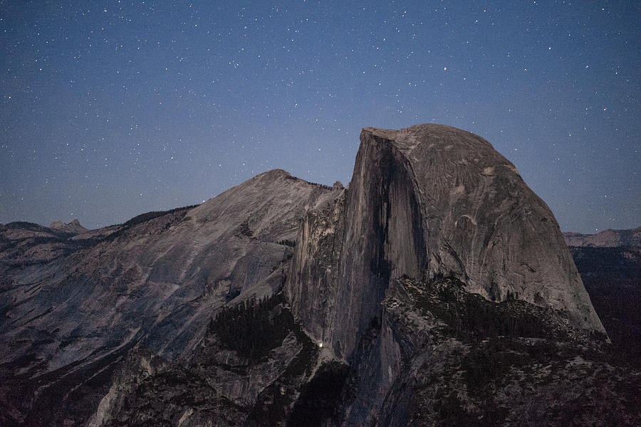 Half Dome Under the Stars Photograph by Ted Distel - Fine Art America