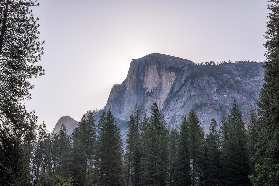 Half Dome With Morning Light Photograph by Joseph S Giacalone