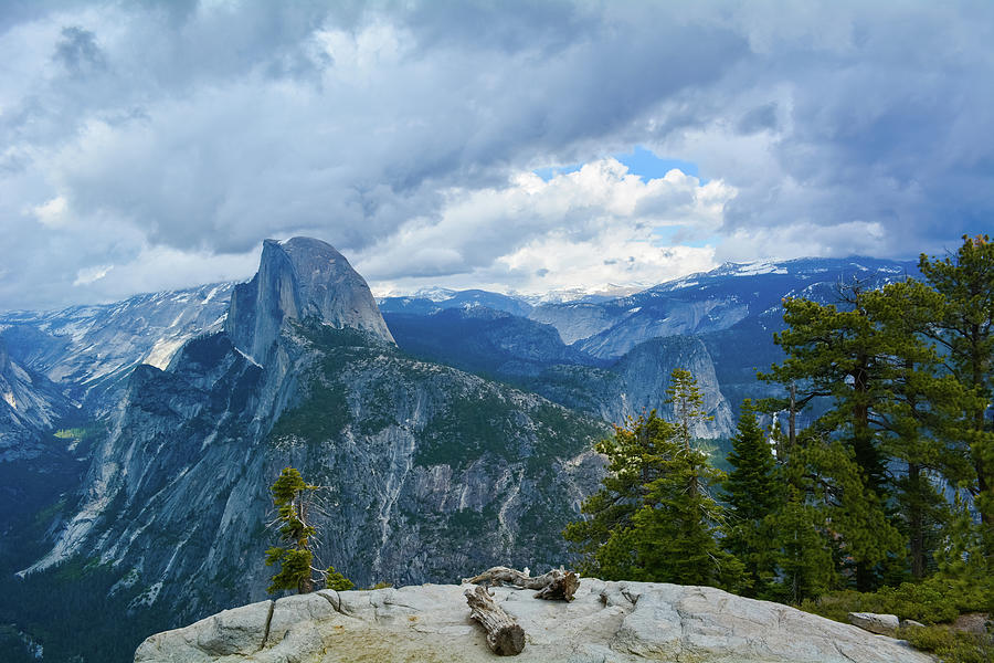 Half Dome Yosemite Forest Photograph by Kyle Hanson