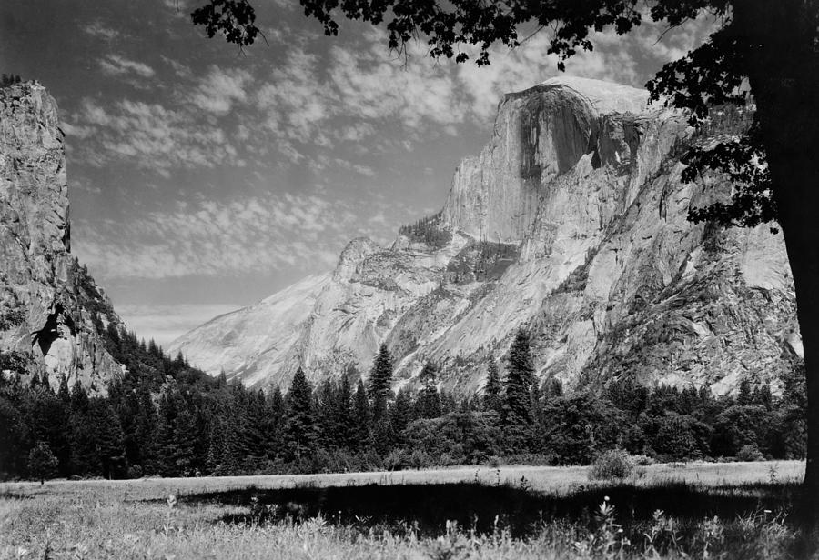 Half Dome - Yosemite National Park - Circa 1923 Photograph by War Is Hell Store