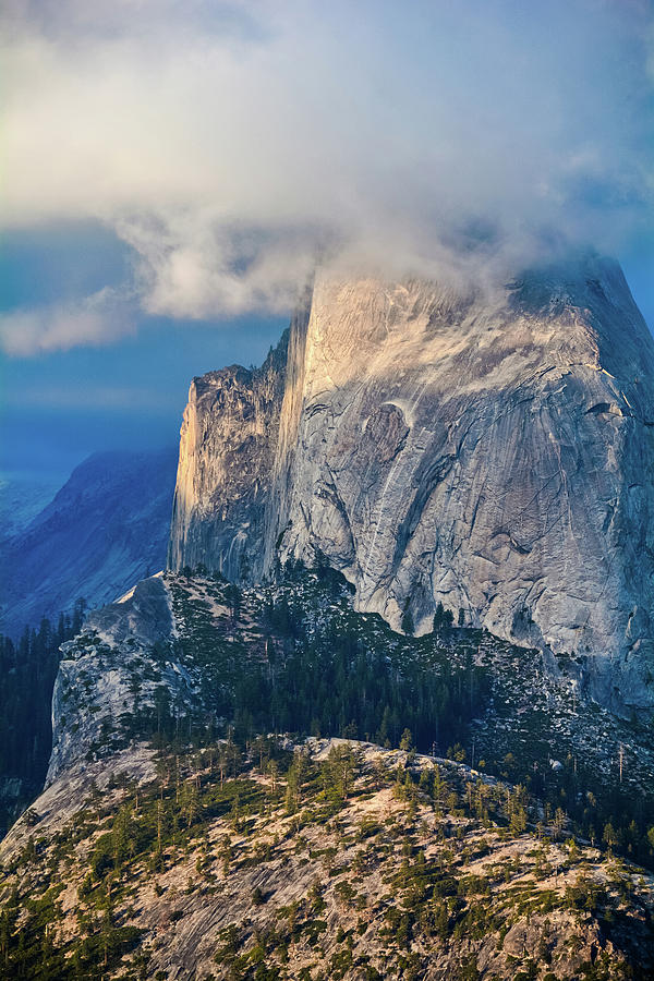Half Dome Yosemite Portait Photograph by Kyle Hanson