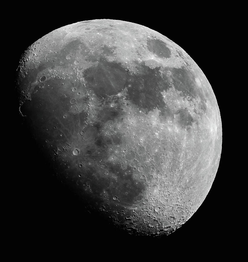 Half moon Photograph by Moris Senegor