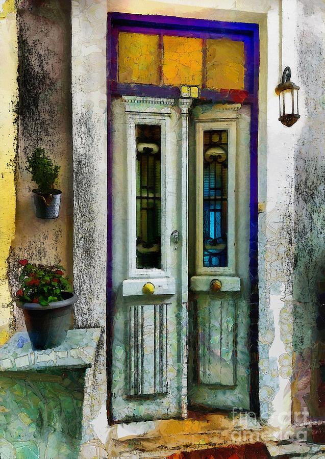 Half Open Door Digital Art by Yorgos Daskalakis