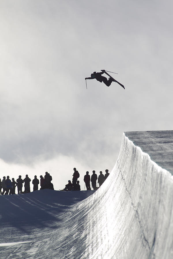 Half Pipe Skier Photograph by GibsonPictures