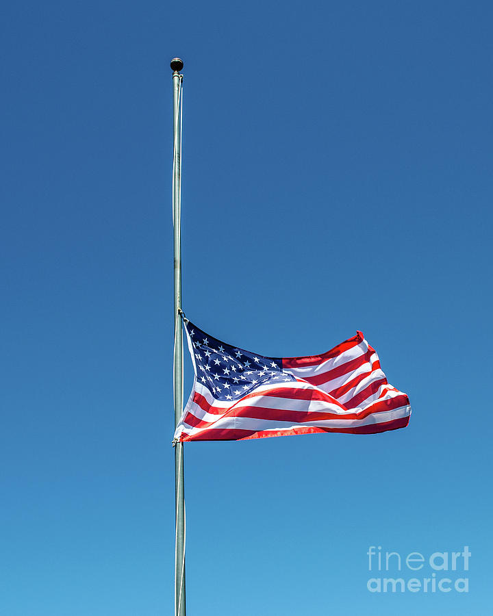 Half Staff Photograph by William Meeuwsen - Fine Art America