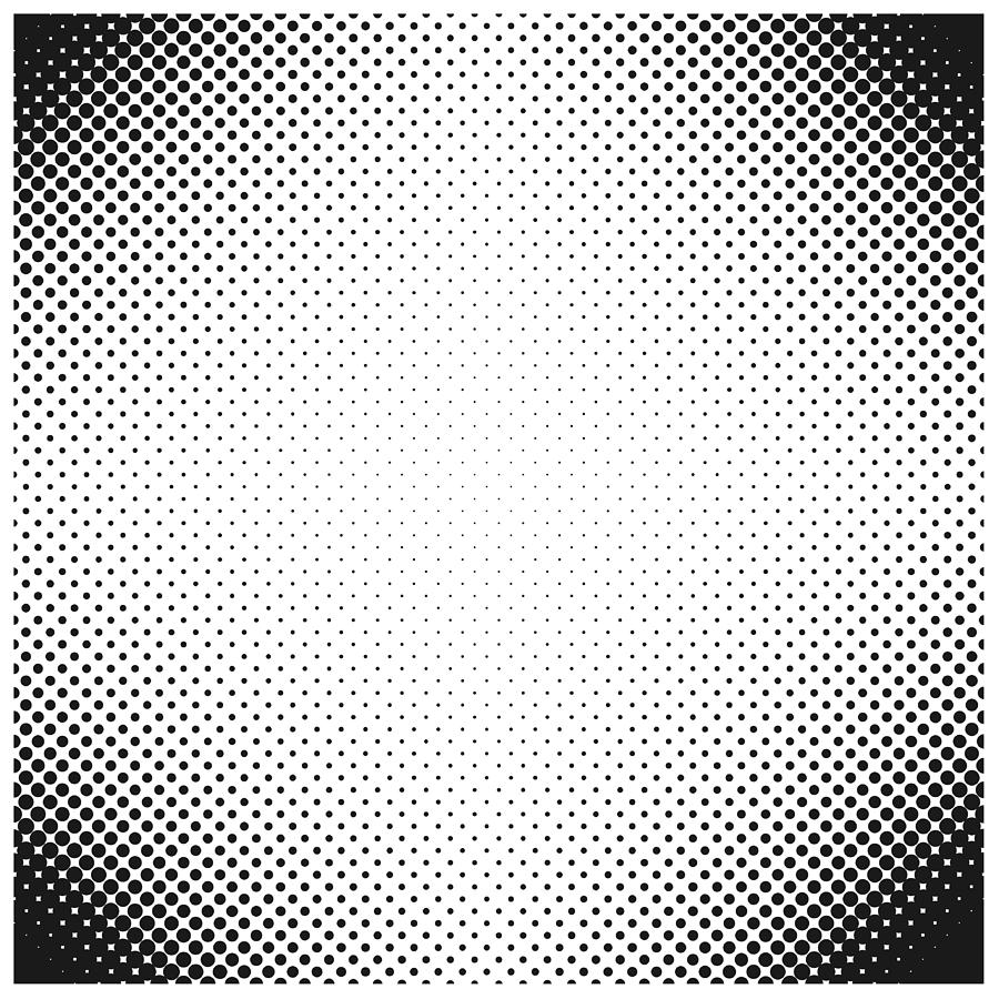 Halftone dot abstract background Drawing by Ali Kahfi