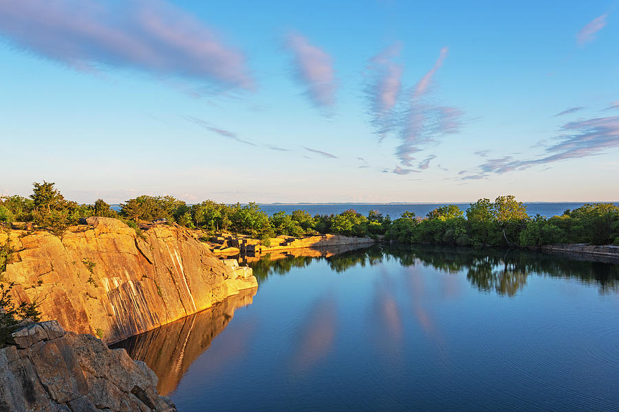 Halibut Point State Park Beautiful Morning Rockport Massachusetts Photograph by Toby McGuire