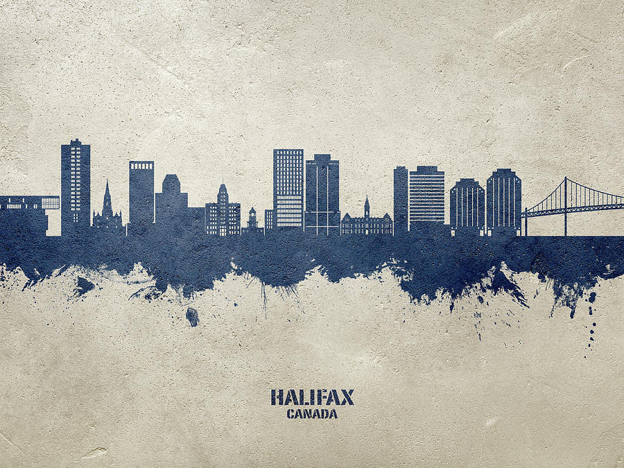 Halifax Canada Skyline #15 Digital Art by Michael Tompsett