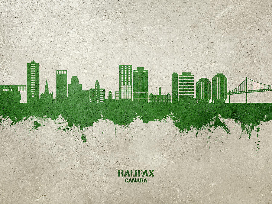 Halifax Canada Skyline #16 Digital Art by Michael Tompsett