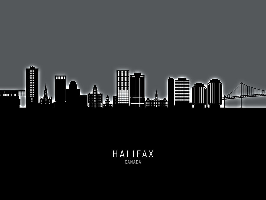 Halifax Canada Skyline #18 Digital Art by Michael Tompsett