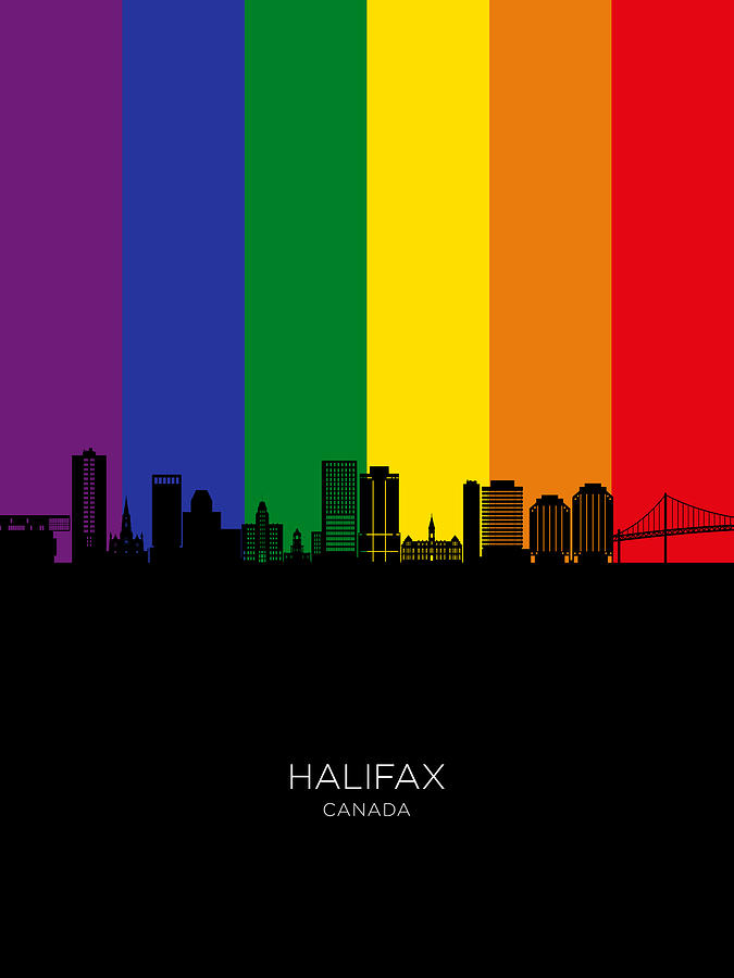 Halifax Canada Skyline #25 Digital Art by Michael Tompsett