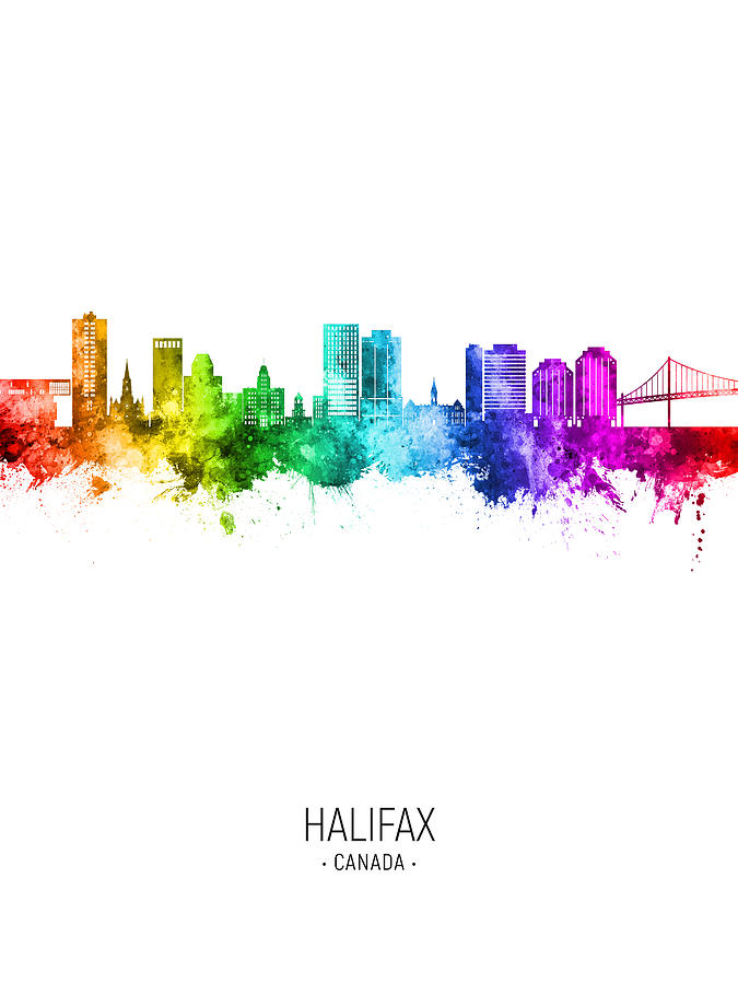 Halifax Canada Skyline #29 Digital Art by Michael Tompsett