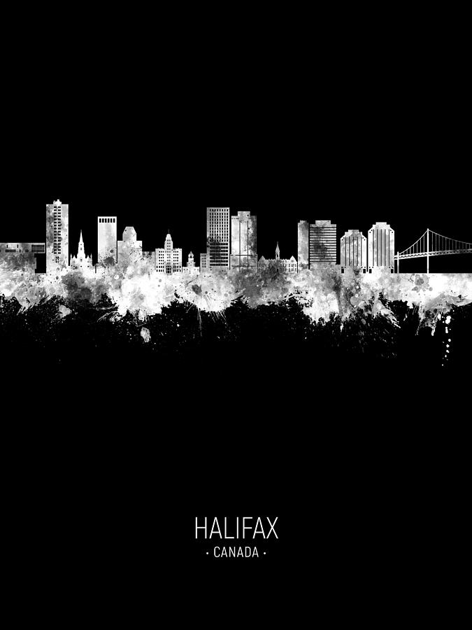 Halifax Canada Skyline #31 Digital Art by Michael Tompsett