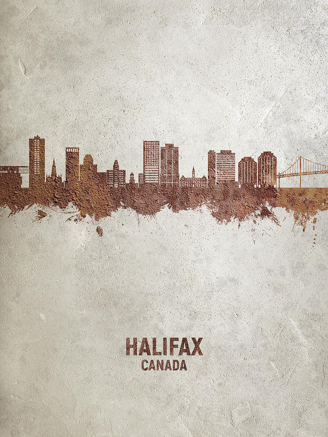 Halifax Canada Skyline #42 Digital Art by Michael Tompsett