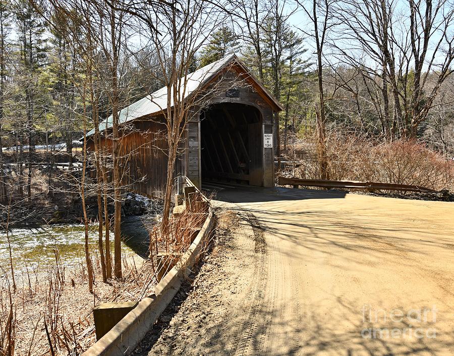 Hall Covered Bridge  Photograph by Steve Brown
