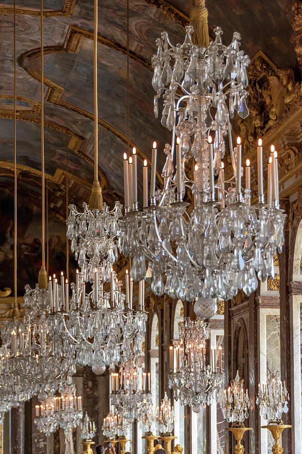 Hall of Mirrors, Versailles, France Photograph by John Twynam