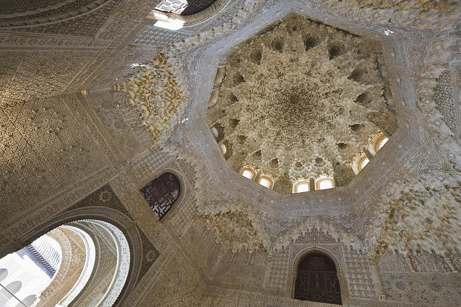 Hall of the Abencerrajes, Alhambra Photograph by Franz Aberham