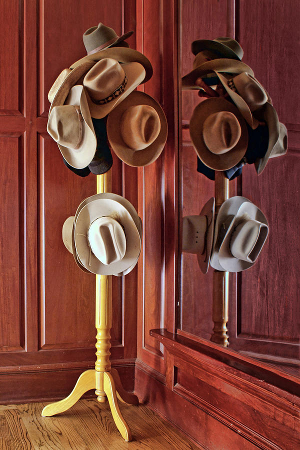 Hall Tree - Cowboy Hats Photograph by Nikolyn McDonald