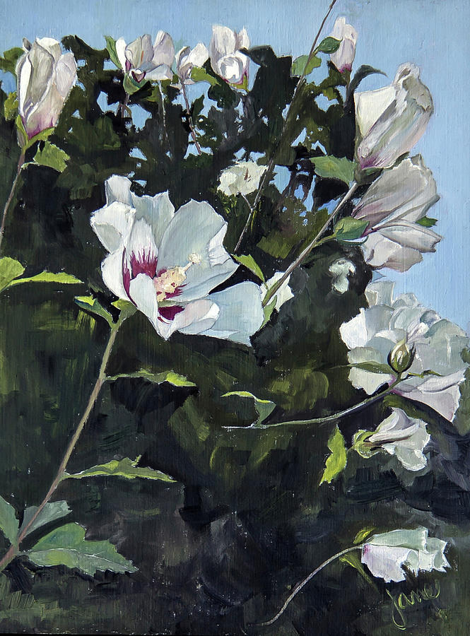 Holladay Flowers Painting by Nila Jane Autry