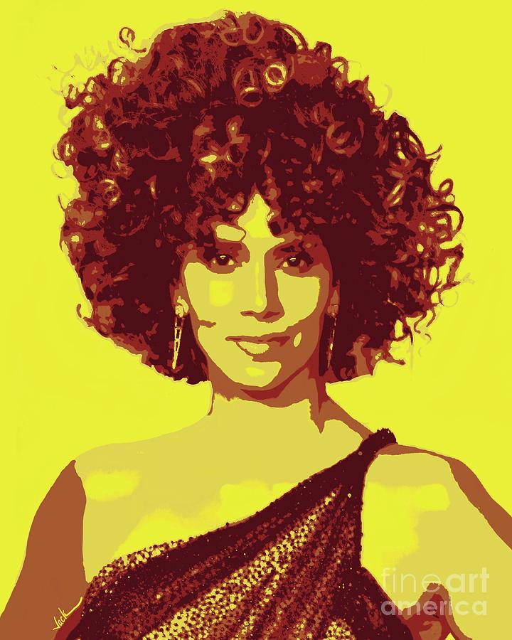 Halle Painting - Halle Berry 2020 by Jack Bunds Halle Painting - Halle Berry 2020 by Jack Bunds