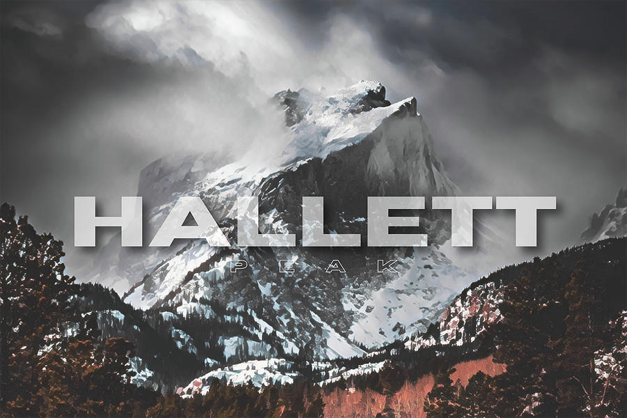 Hallett Peak Poster Photograph by Christopher Thomas
