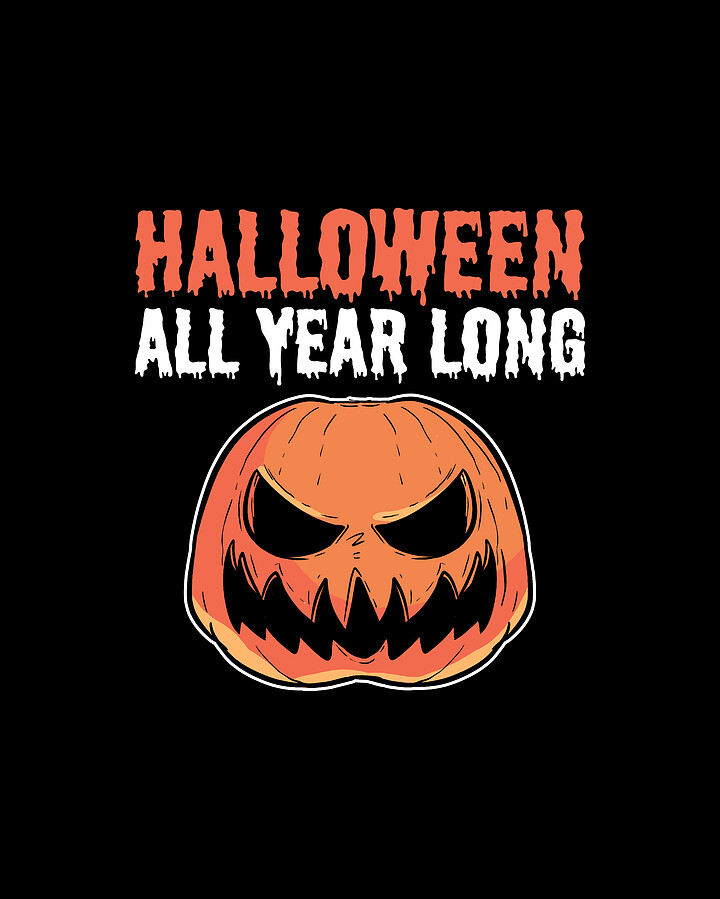 Halloween All Year Long Howloween Digital Art by Alessandra Roth