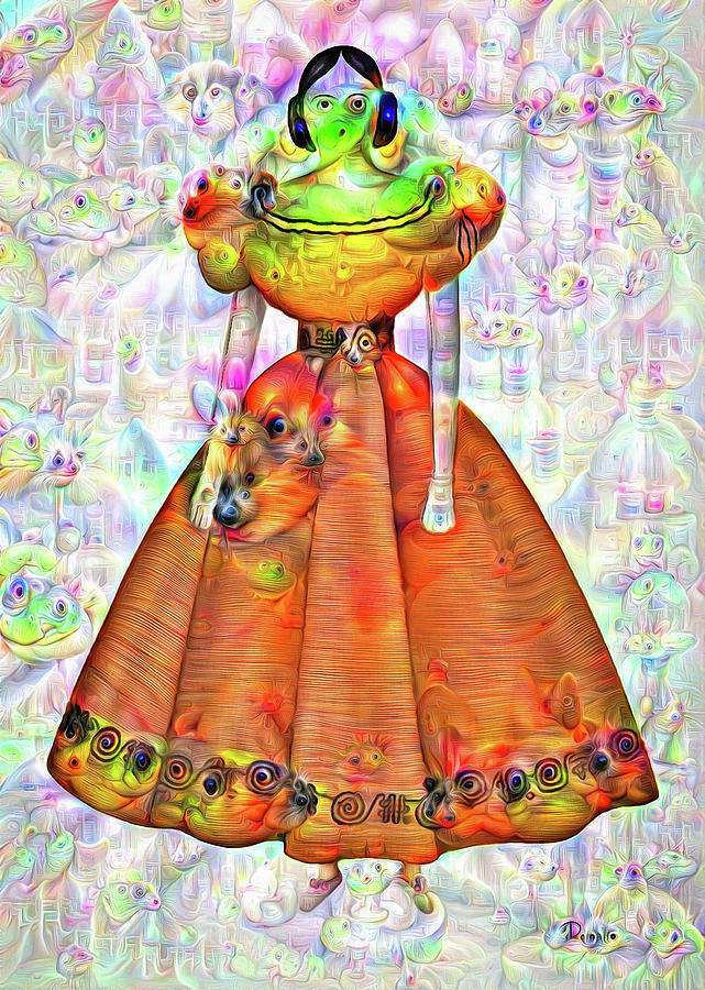 Halloween Doll Surreal Google Deep Dream Art Digital Art by Matthias Hauser Halloween Doll Surreal Google Deep Dream Art Digital Art by Matthias Hauser