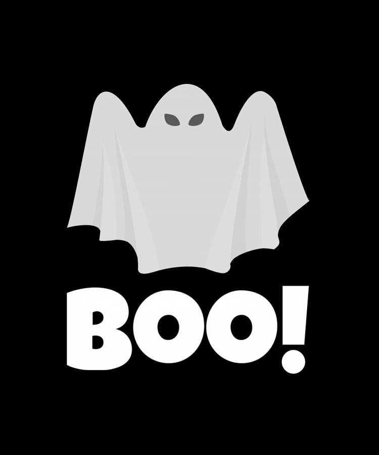 Halloween Funny Ghost Halloween Boo Digital Art by Caterina Christakos
